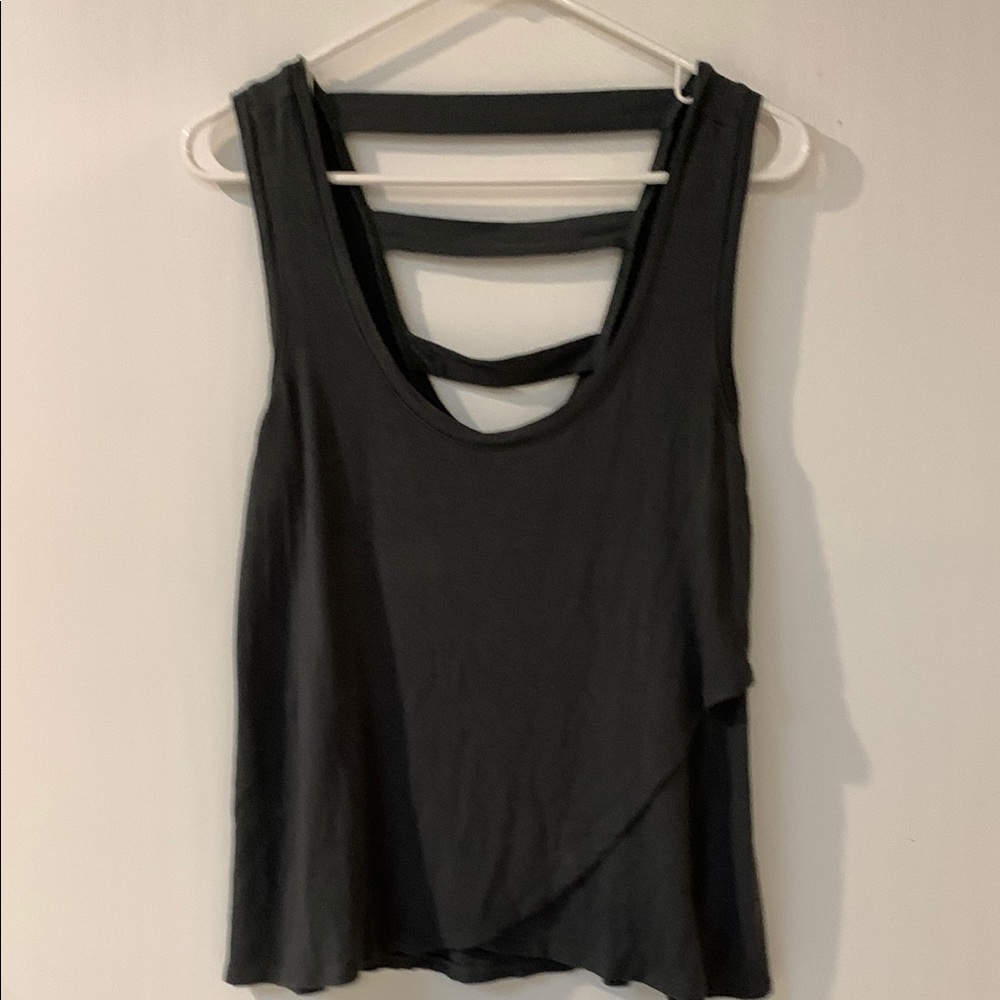 Stylish Gray Sleeveless Top